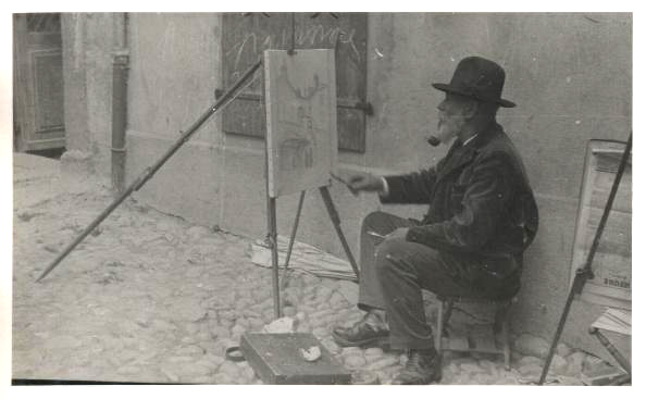 L'esquisse du "Château de Monthey" (1938)